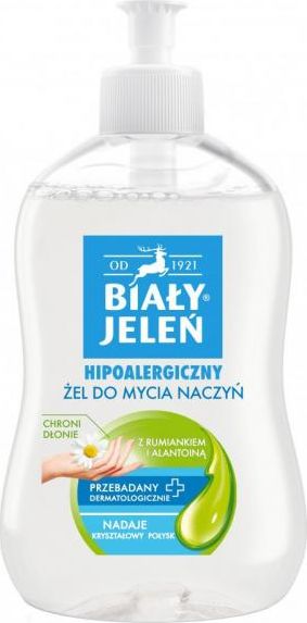 Biały Jeleń Hipoalergiczny żel do mycia naczyń z rumiankiem i alantoiną 0,5L