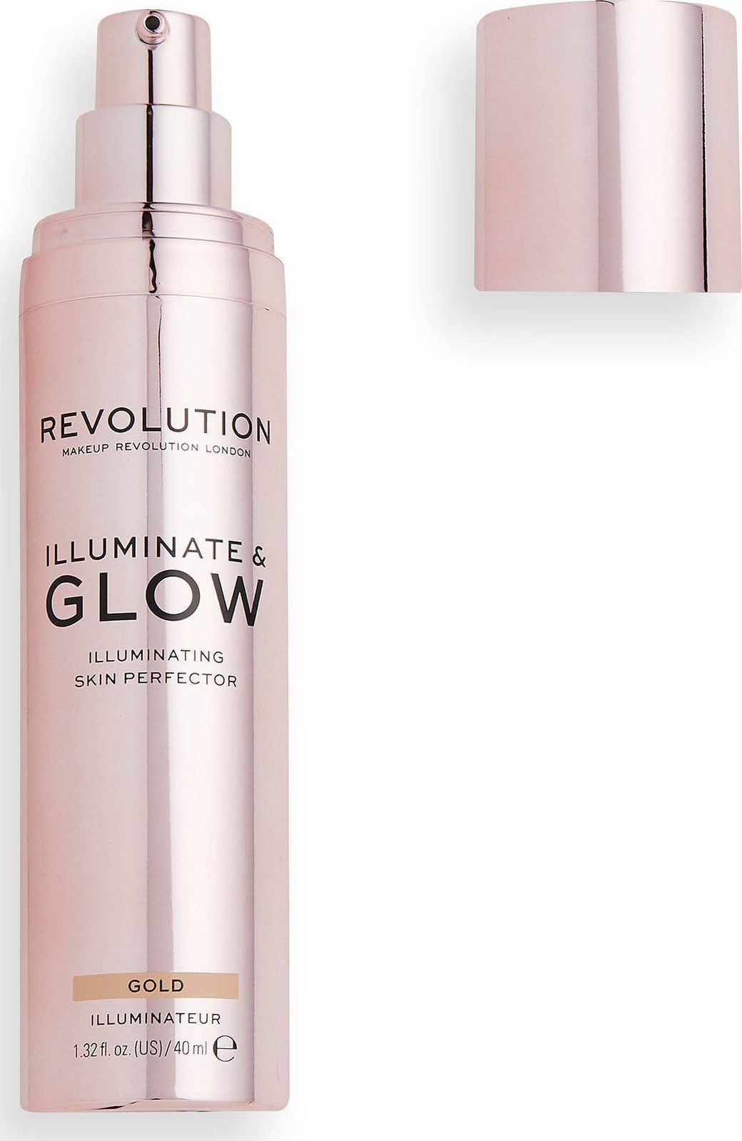 Makeup Revolution Makeup Revolution London Glow & Illuminate Rozświetlacz 40ml Gold