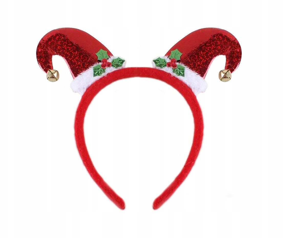 Opaska czapeczki Mikołaja