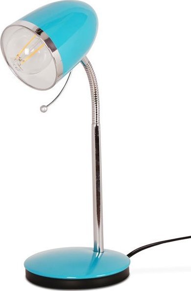 Lampka biurkowa Lumes niebieska (E19747K-MT-200 TURKUSOWYK-MT-200-TURKUSOWY)