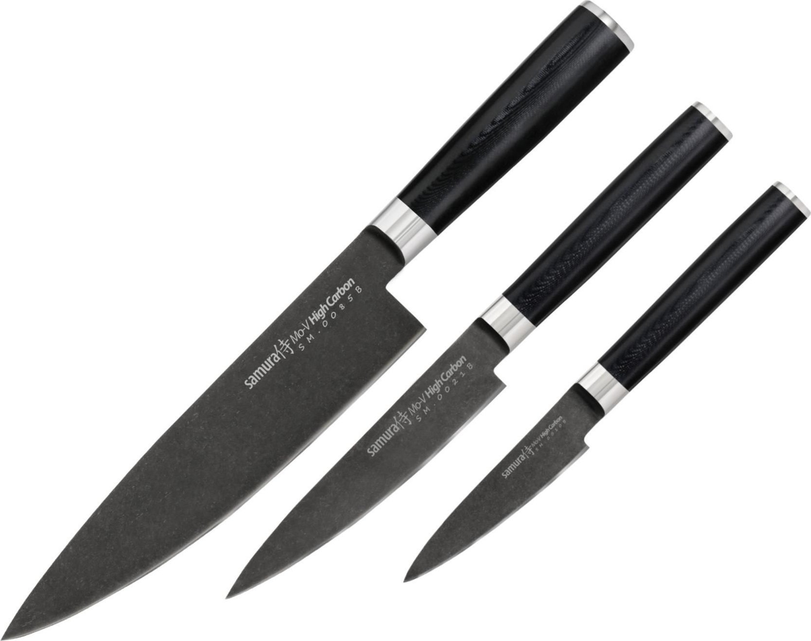 Samura Samura MO-V stonewash zestaw 3 noży kuchennych