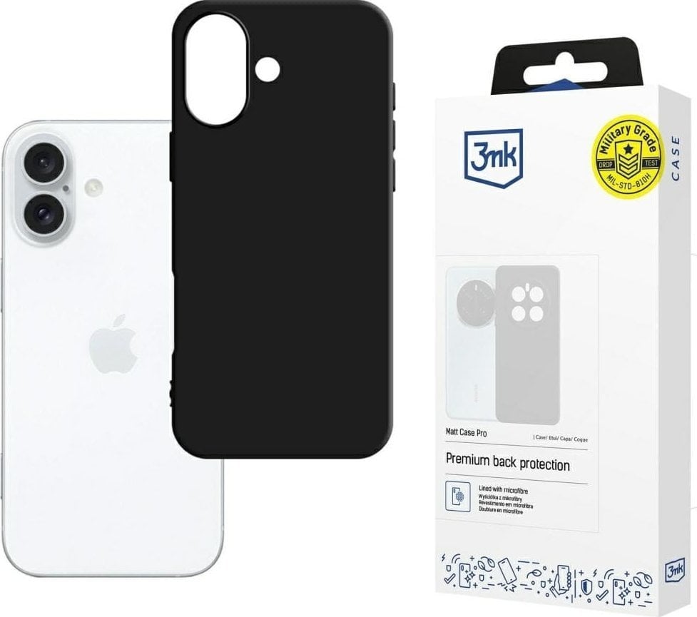 Etui 3MK Matt Case Pro do iPhone 16