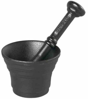 Skeppshult Moździerz żeliwny niski 8cm z tłuczkiem