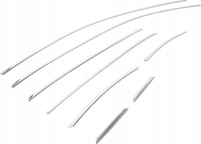 Omtec Listwy górne nad szyby boczne Renault Captur 2019+