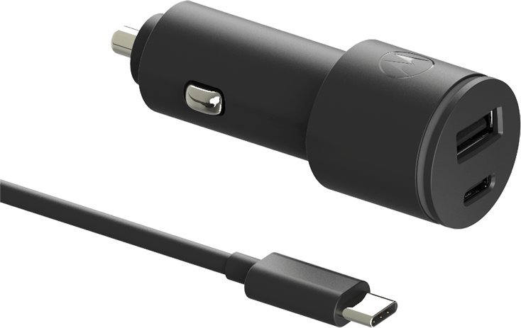 Motorola TurboPower 45W car charger USB-A/USB-C