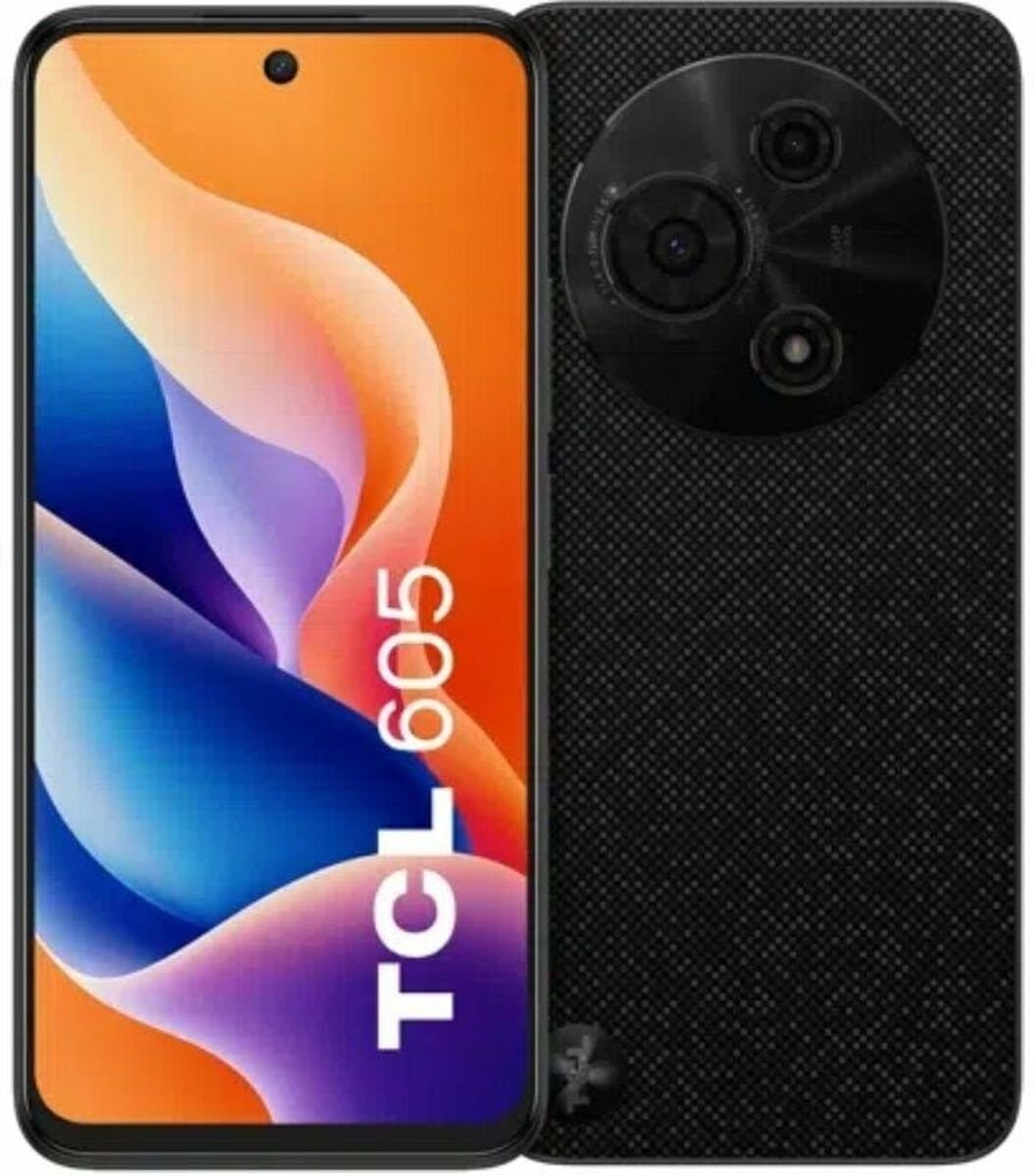 Smartfon TCL Smartfony 605 Octa Core 4 GB RAM 128 GB Czarny 6,7" 6,67"