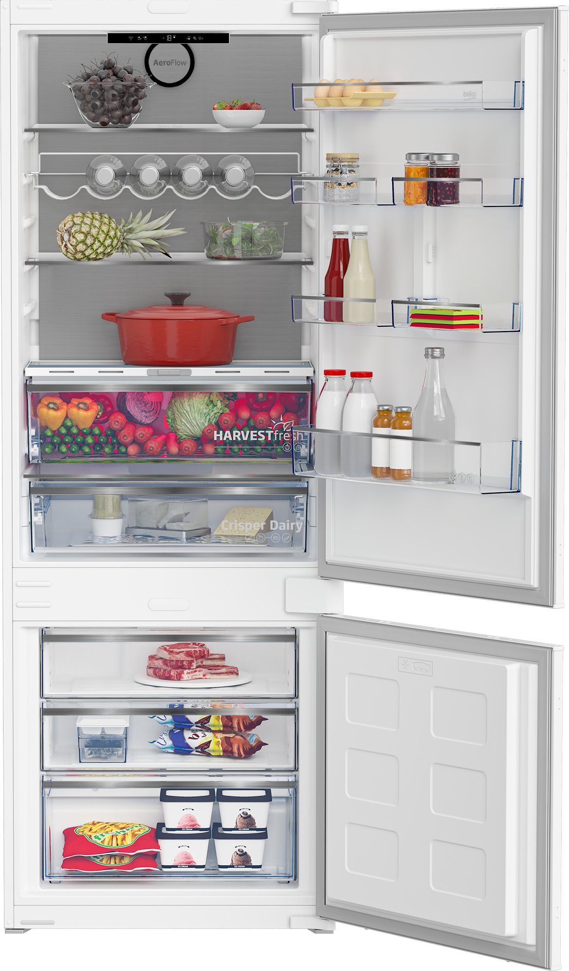 Lodówka Beko BCNE400E50SHN