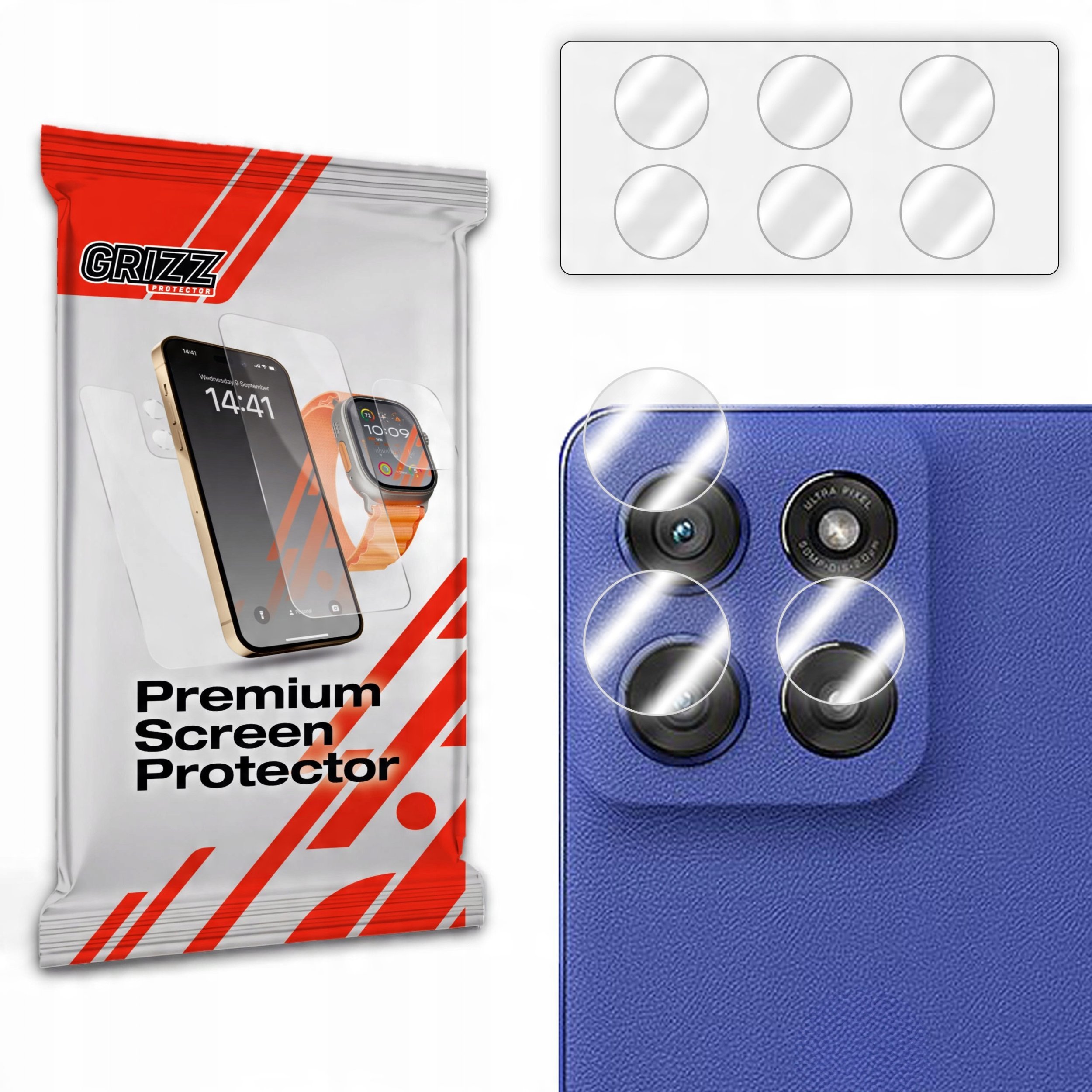 Szkło na aparat GrizzGlass HybridGlass Camera do Motorola Moto G Stylus 5G (2025)