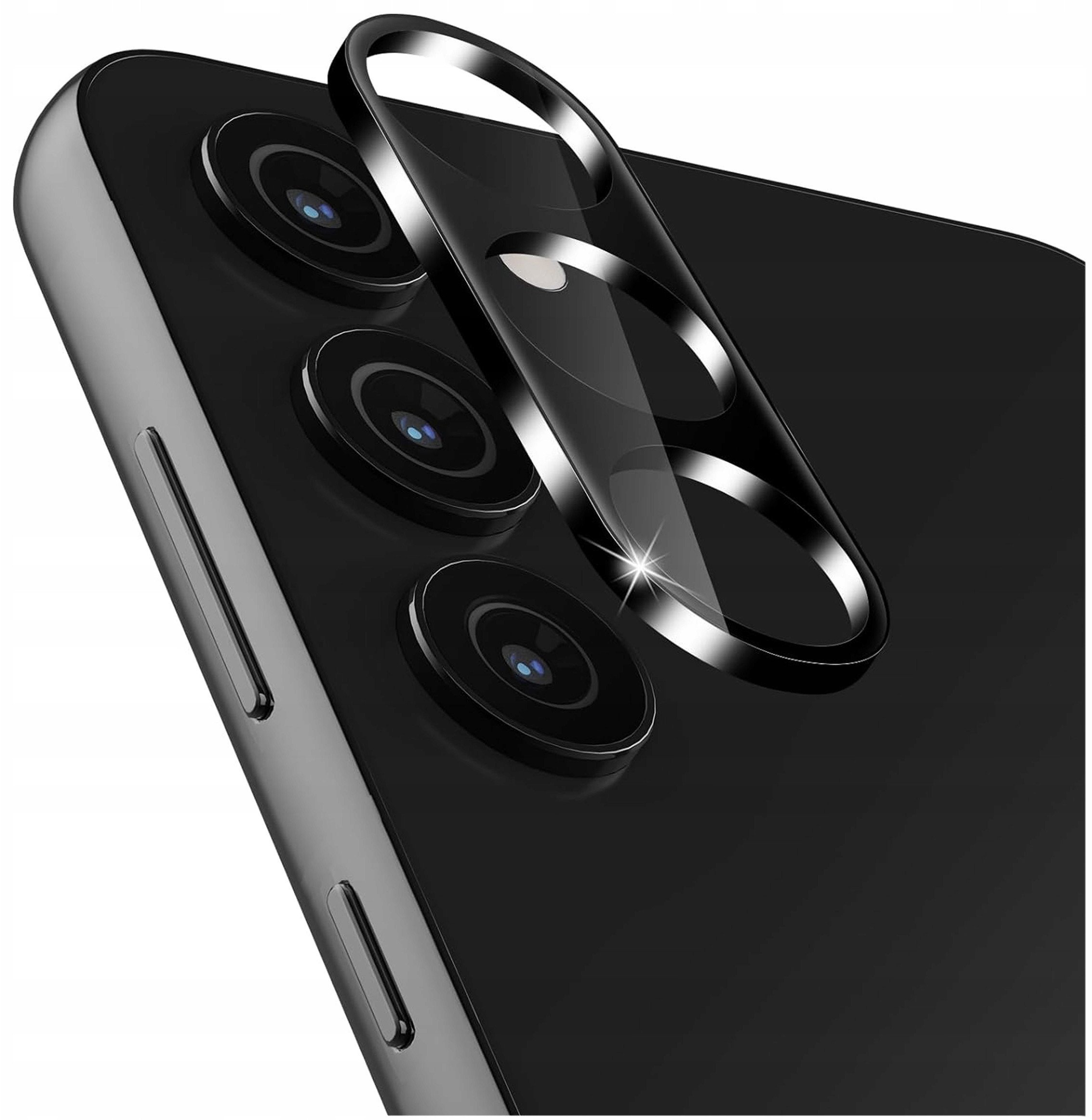 Szkło hartowane 5D Full Glue do aparatu - do Samsung Galaxy A16 4G / A16 5G / M16 5G Czarny