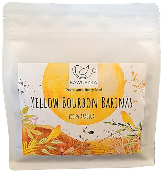 Kawa ziarnista Kawuszka Kawa ziarnista Brazylia Yellow Bourbon Barinas ESPRESSO 250g