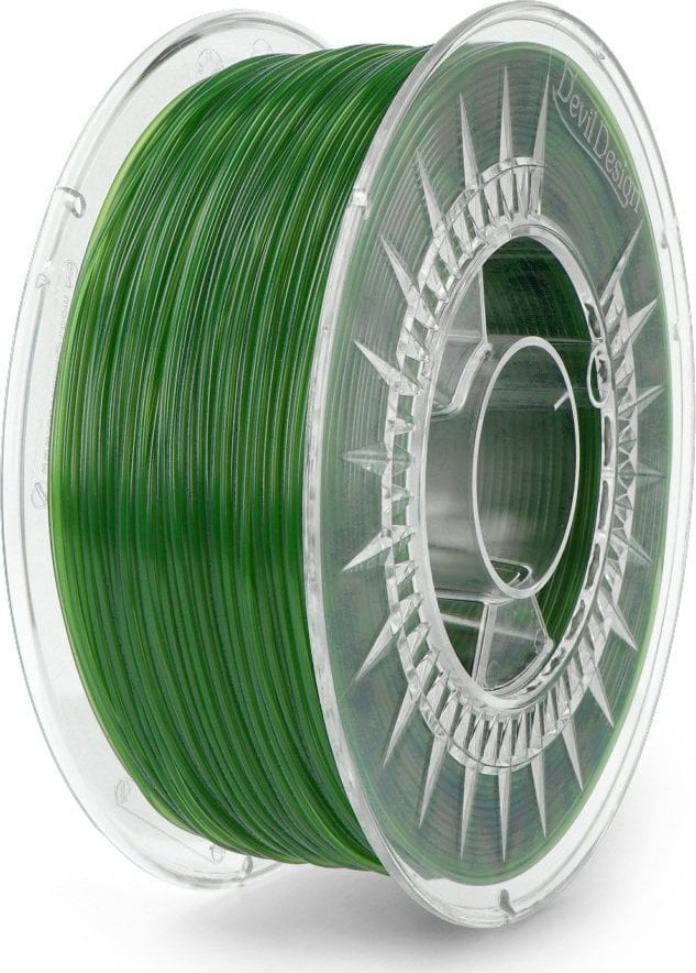 Devil Design Filament Devil Design PETG 1,75mm 1kg - Green Transparent}