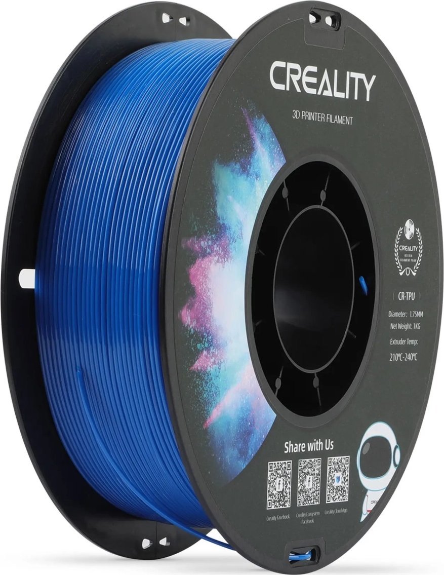 Creality Creality Filament TPU, 1kg, 1,75mm, Blue (3301040039)