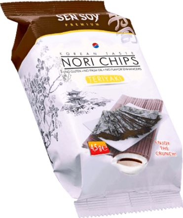 SEN SOY Chipsy Nori Teriyaki 4,5g - Sen Soy uniwersalny