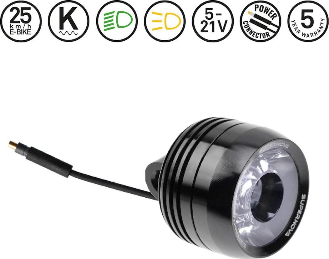 Supernova Lampka przednia SUPERNOVA MINI 2 E-bike 25