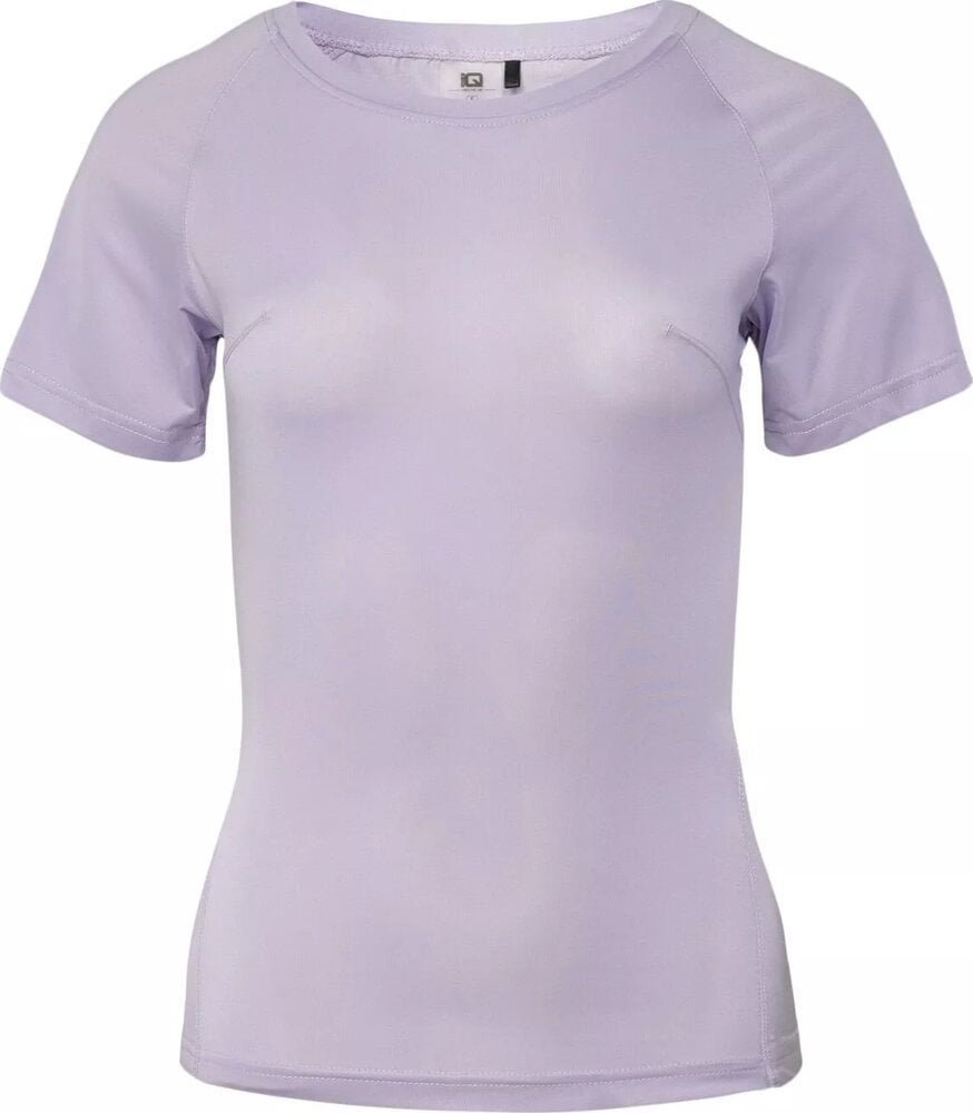 Damska koszulka z krótkim rękawem Iq cross the line HERIA WMNS pastel lilac rozmiar XS