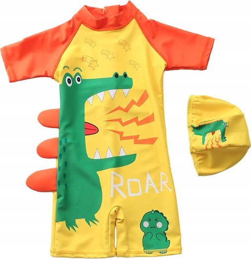 Strój kąpielowy kombinezon ochrona UV UPF50+ roar zielony 80-86