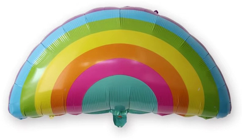 Balon Foliowy Tęcza Urodziny Birthday Kolorowe Party