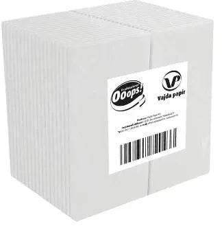 Katrin Serviet Ooops! 32x32 cm 1-lag 1/8-fold Hvid,22 pk x 100 stk/krt
