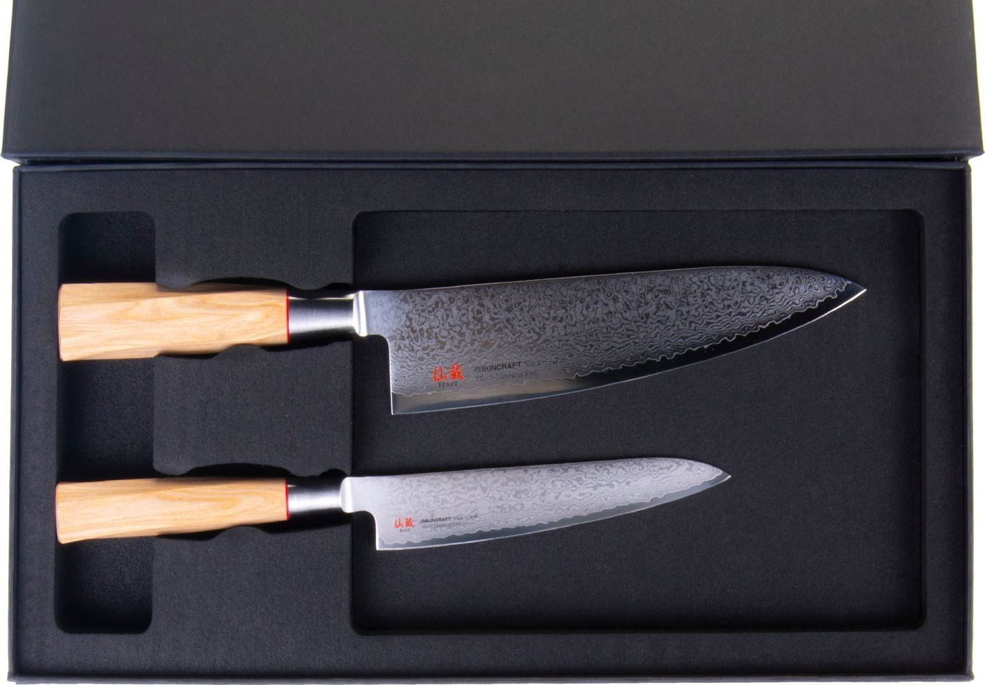 Suncraft Zestaw noży Suncraft Senzo Twisted Octagon w pudełku ozdobnym: [TO_0503]