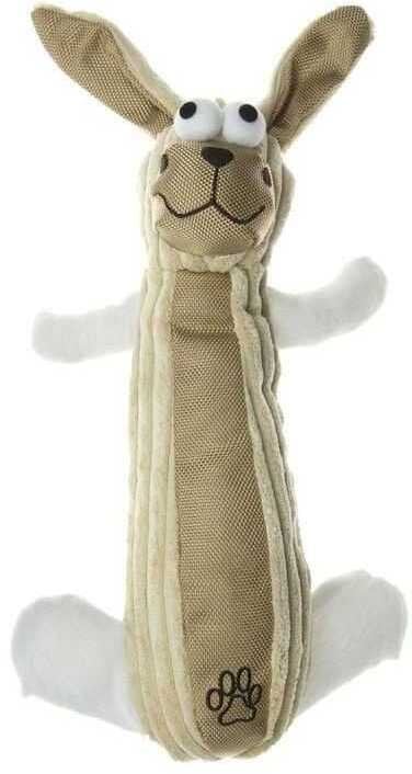Królik, zabawka, dla psa, materiał/nylon, 30 cm, z piszczałką