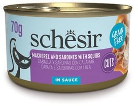 Cat Can Grill, karma mokra, dla kota, sardynki i makrela w sosie, 70g, puszka