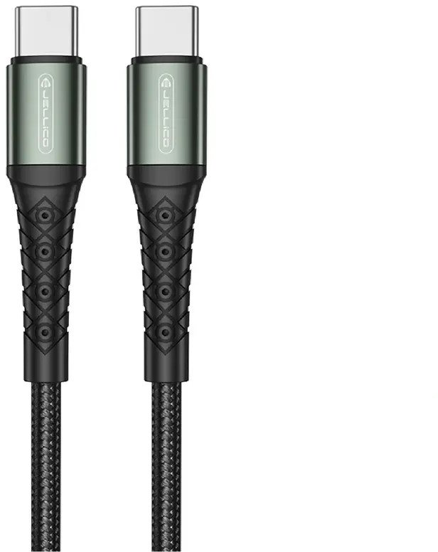 JELLICO kabel B10 USB-C - USB-C PD 60W 1M Czarny