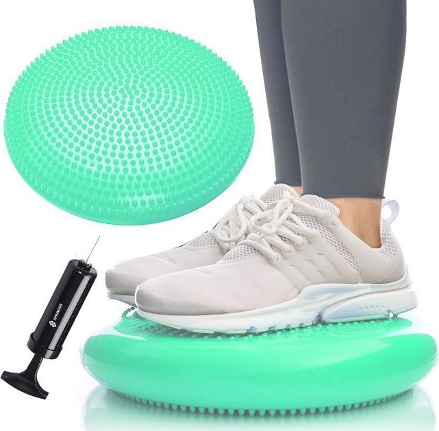 Springos Poduszka sensoryczna dysk do ćwiczeń miętowa UNIWERSALNY