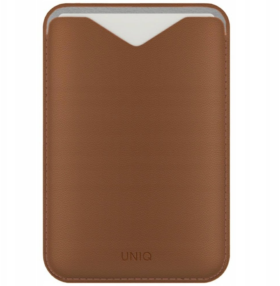 Magnetic wallet UNIQ Lyden Evo stand phone caramel