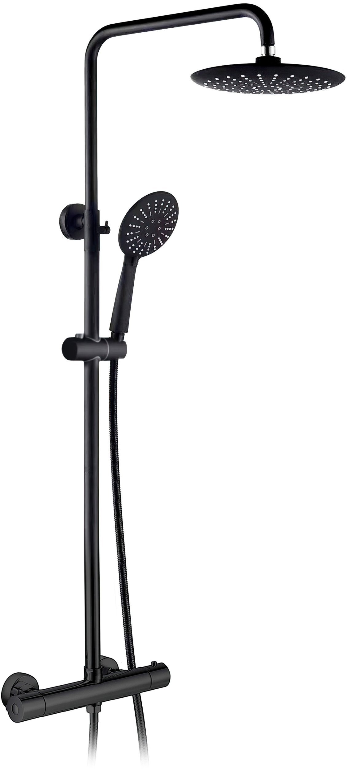 THERMO SHOWER COLUMN IN BLACK