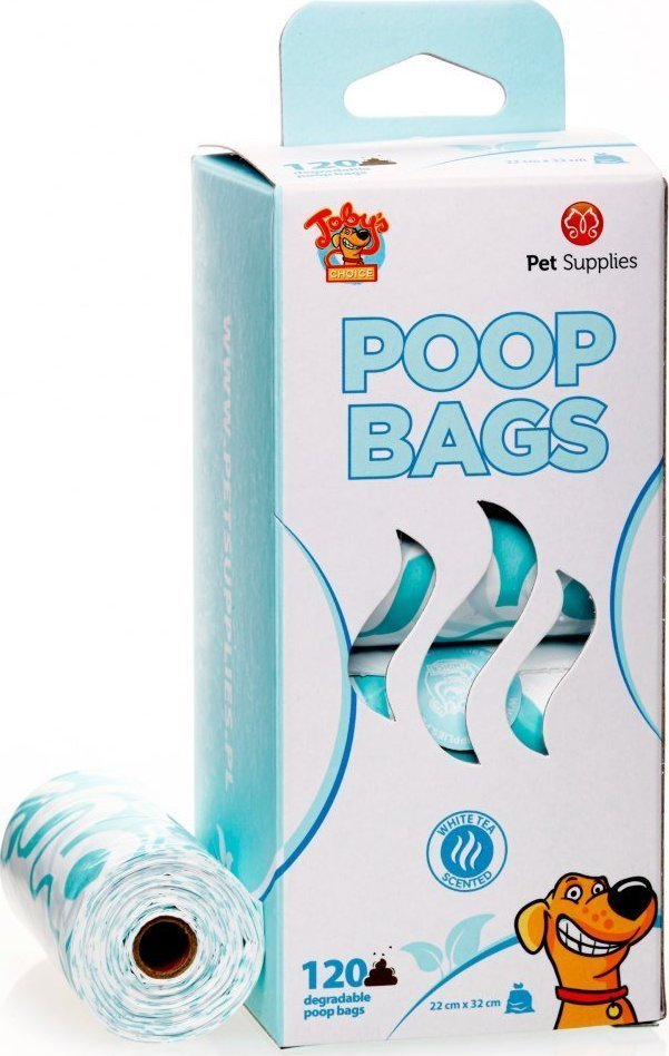 Pet Supplies POOP BAGS WORKI NA ODCHODY BIAŁA HERBATA BIO 8x15szt /24