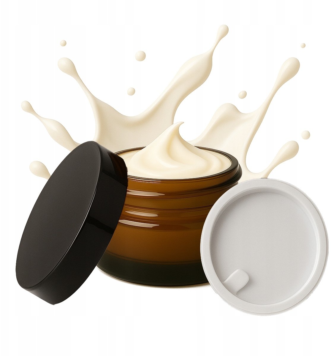 Słoik Szklany Brązowy 20 g na Krem Kosmetyki Maści Balsamy Ciemne Szkło