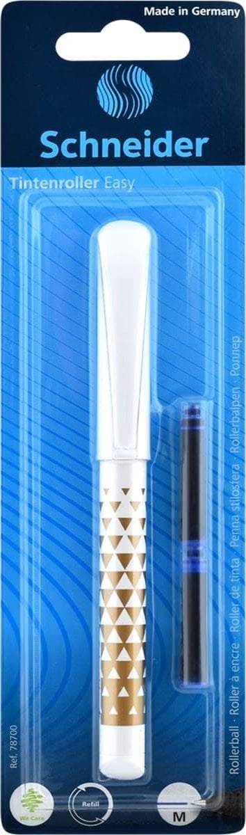 Schneider Pióro kulkowe SCHNEIDER Easy + 2 naboje, mix kolorów, blister