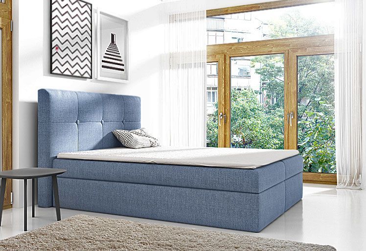 Elior Łóżko kontynentalne Magnolia 120x200 - 44 kolory