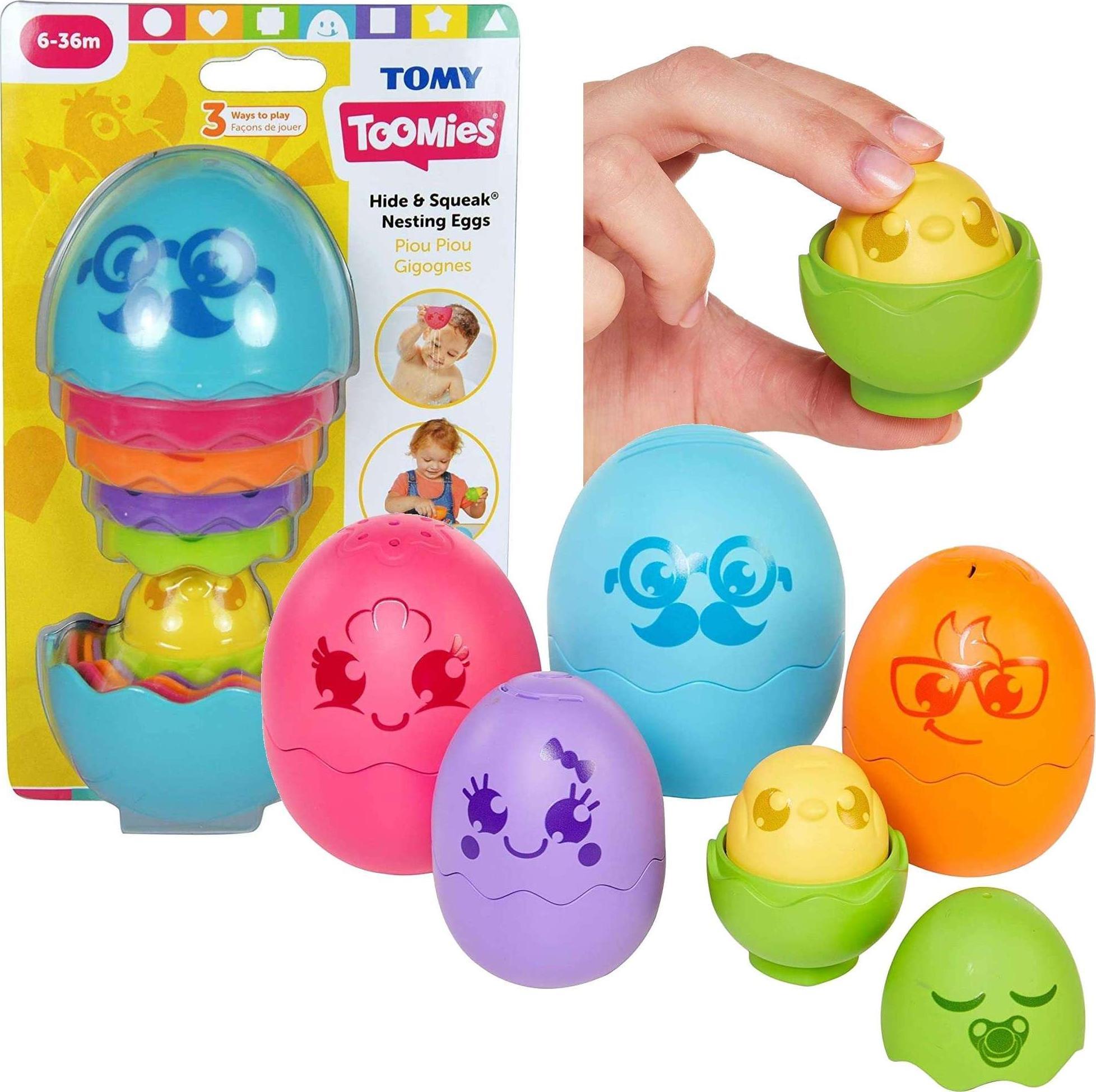 Tomy Tomy Toomies Jajko matrioszka niebieskie jajo