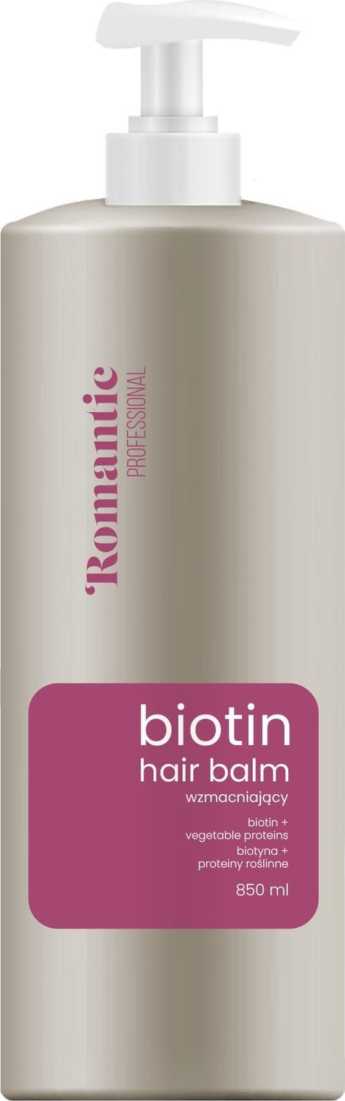 ROMANTIC Balsam do włosów Biotin 850 ml