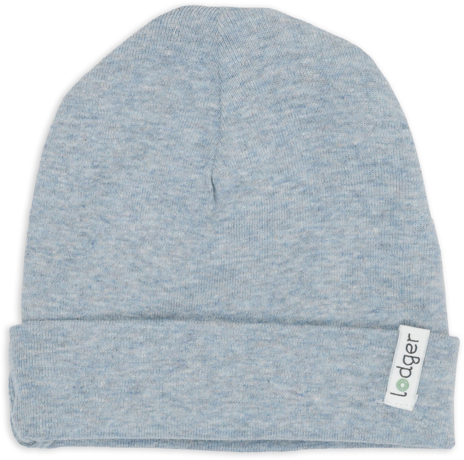 Lodger Beanie Melange bērnu cepurīte Blue Fogg 0-6 mēn. BEM 110_0-6 BEM 110_0-6 (8719033419421)