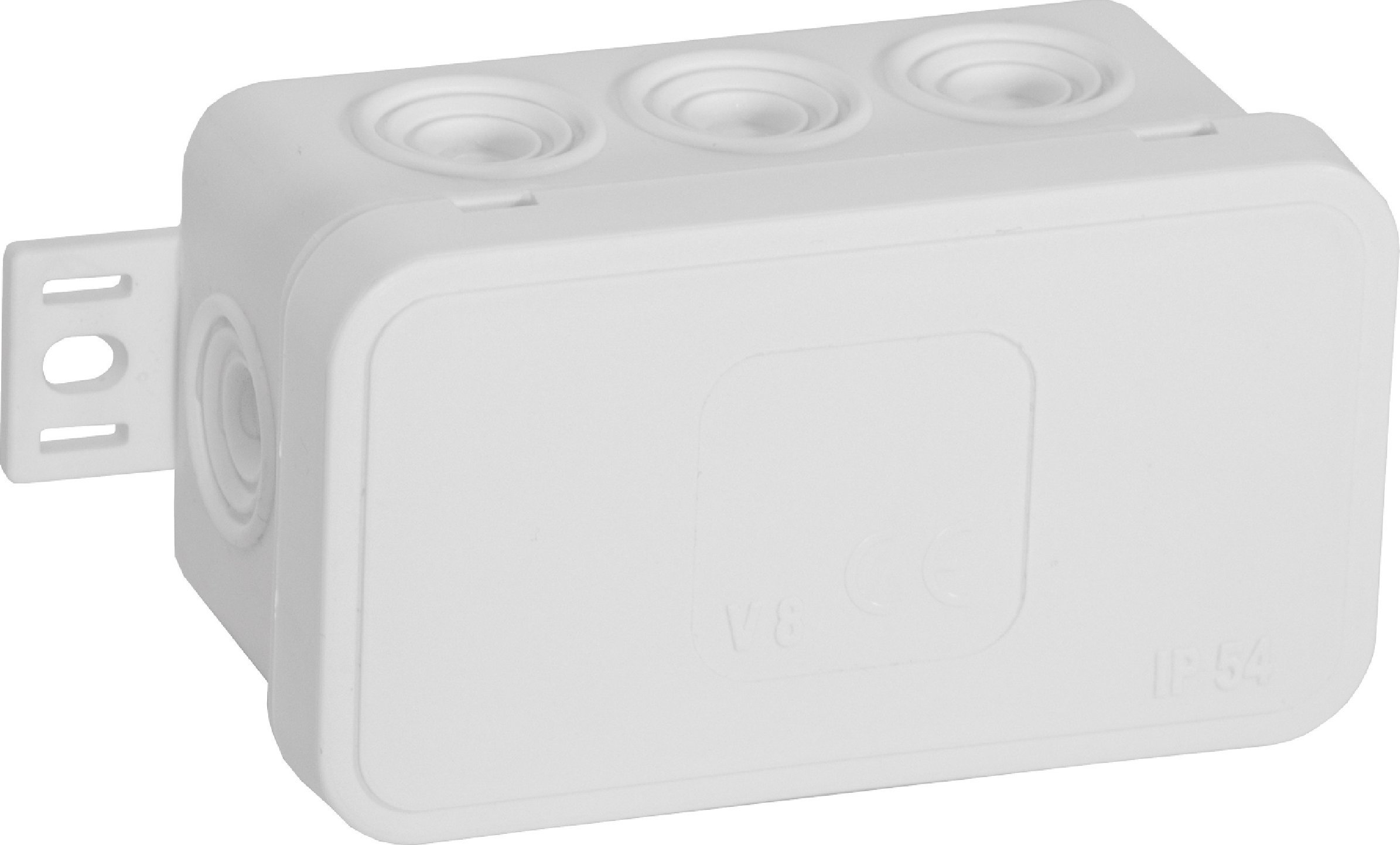 Orno Puszka n/t CLICK, IP54, 8 przepustów, 80x45x41mm, biała, 100 szt.