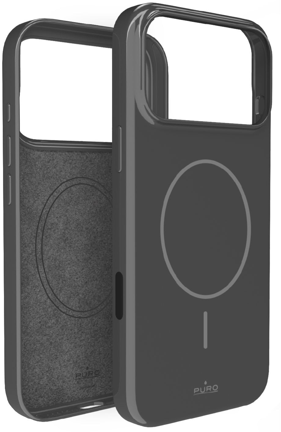 Etui ochronne Puro Pulse na iPhone 17 Pro Max poliwęglanowe - szare