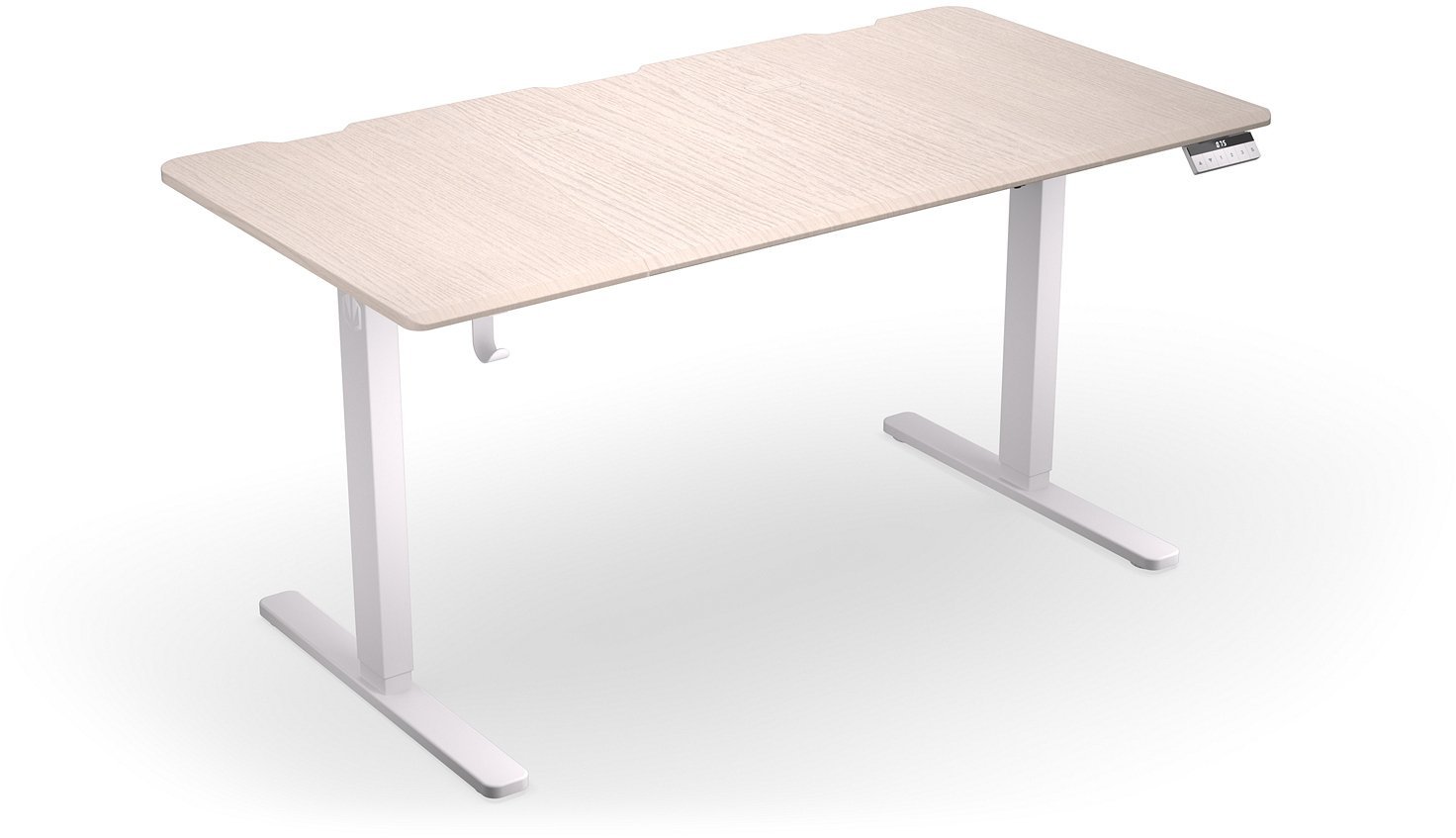 Biurko Endorfy Atlas L Electric Light Wood Jasnobrązowe 150 cmx76 cm