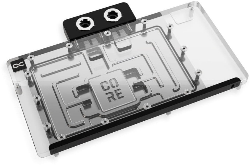 Alphacool Core GeForce RTX 5080 Solid + AMP Wasserblock, Backplate - Acryl, schwarz