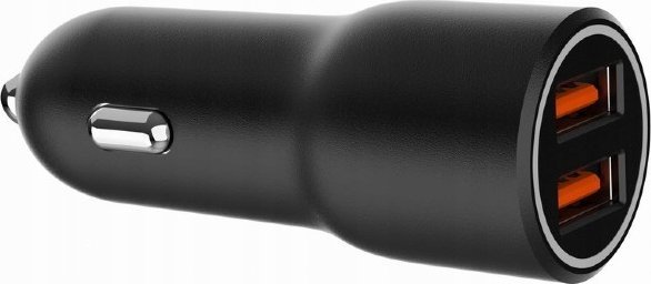 Ładowarka Gembird GEMBIRD Szybka ładowarka samochodowa 2x USB QC3.0 36W czarna