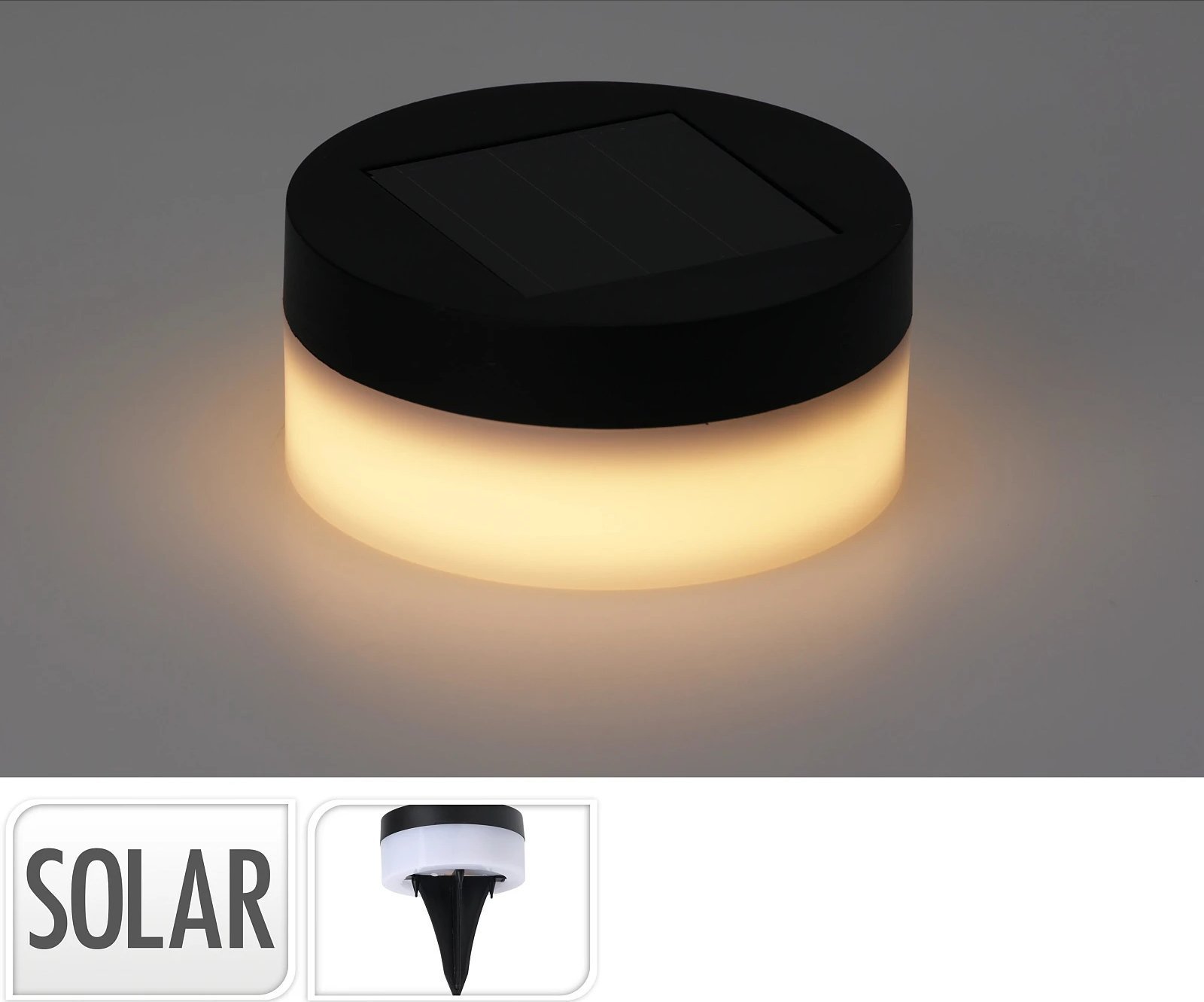 Solarna lampka ogrodowa wbijana w ziemię