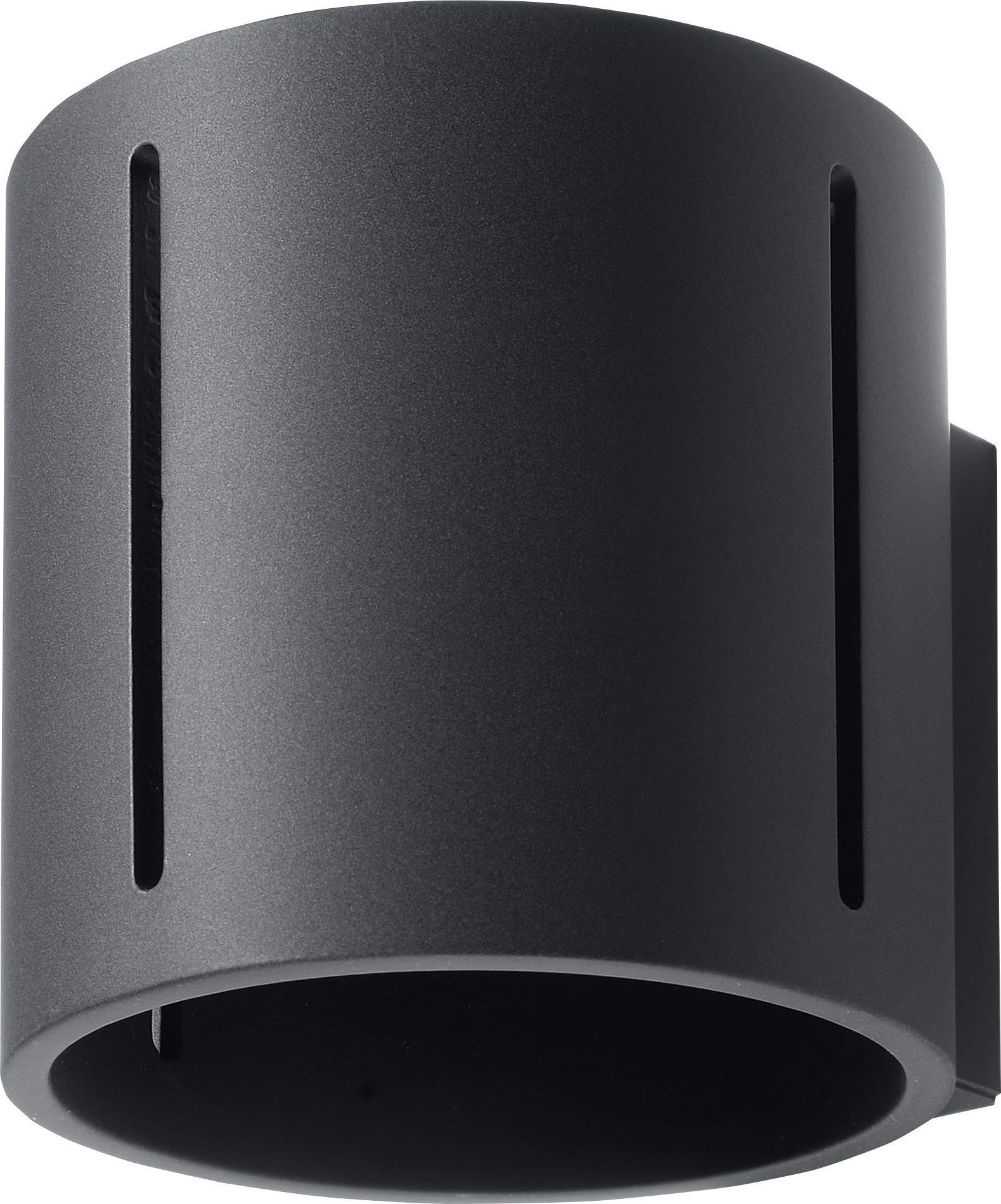 Kinkiet Lumes Nowoczesny kinkiet tuba E740-Iner - czarny