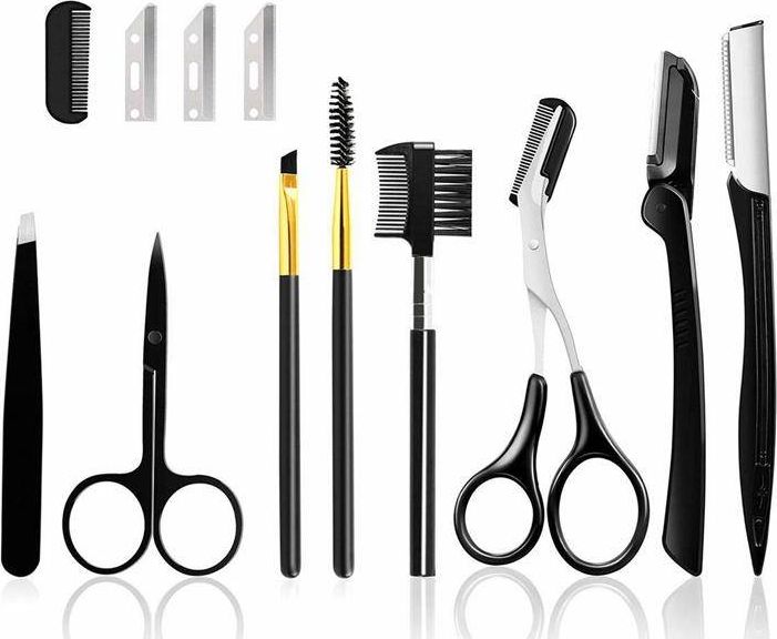 Aptel AG125C NARZĘDZIA DO STYLIZACJI RZĘS I BRWI 11el