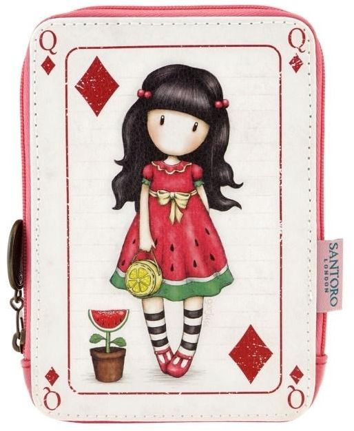 Santoro Torebka Prostokątna Every Summer has a Story biało-czerwona (273784)