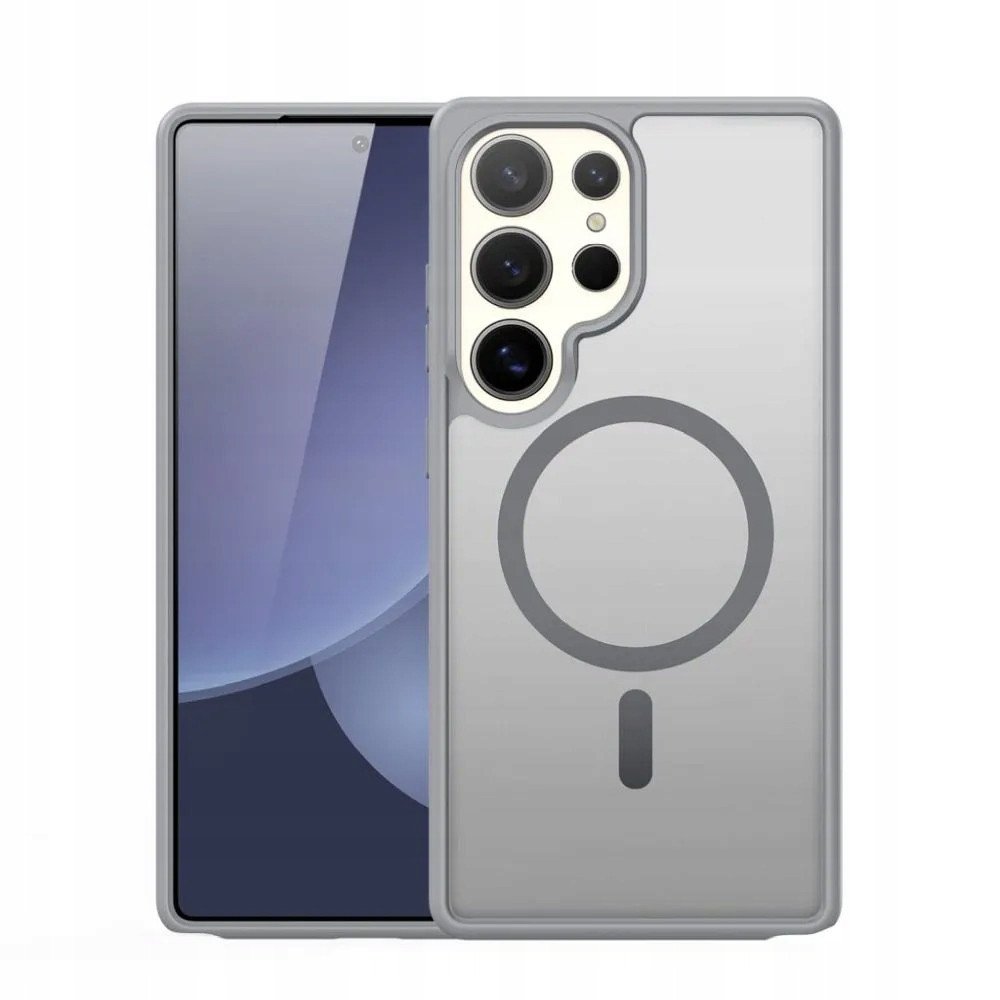 DUX DUCIS futerał YIND kompatybilny z MagSafe do SAMSUNG S25 Ultra szary