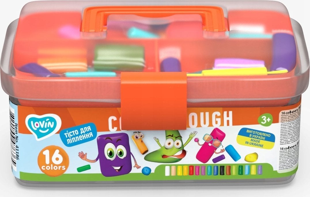 Maksik Zestaw ciastoliny BOX TM Lovin Ciastolina 16 kolorów 41186