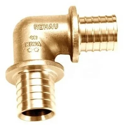 Kolanko 90° 50 - 50 RAUTITAN LX mosiądz