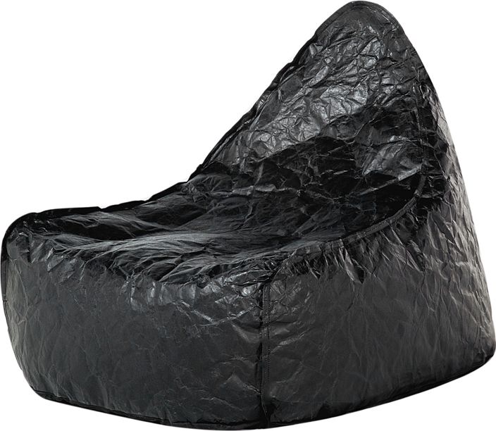 Beliani Pufa fotel czarny DROP