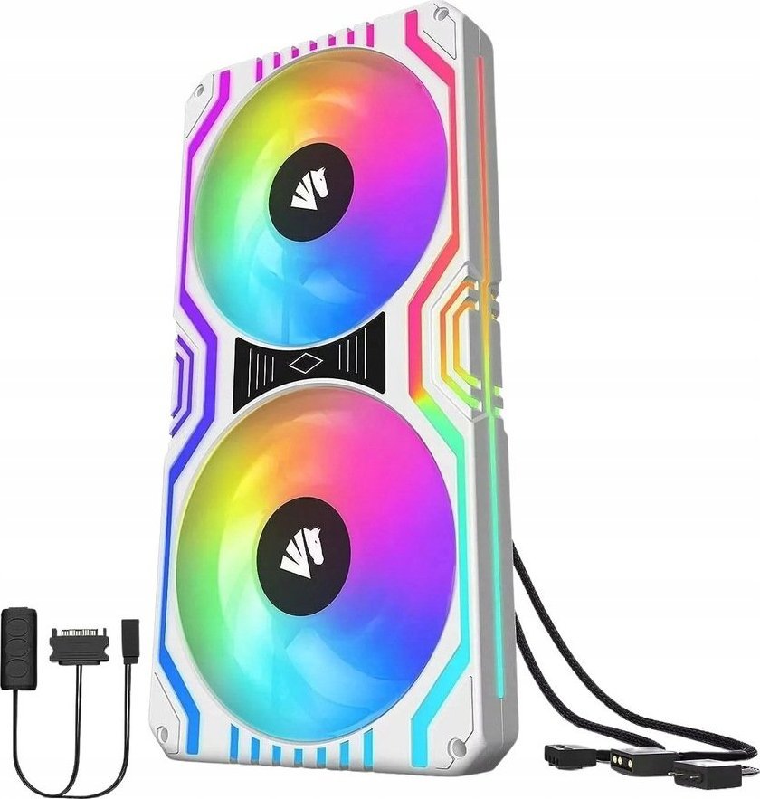 Wentylator AsiaHorse Matrix 240 ARGB Biały
